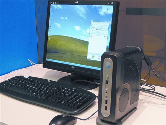 Desktop PC featuring Intel Atom processor