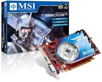 MSI N9500GT series graphics card
