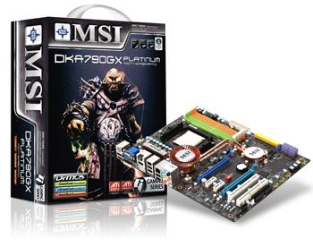 MSI DKA790GX motherboard based on AMD 790GX IGP chipsets