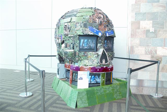 Intel makes art from old PCs