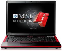 MSI GX720 notebook