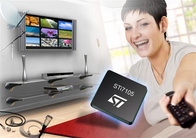 STMicroelectronics begins sampling next-generation decoder IC for STBs