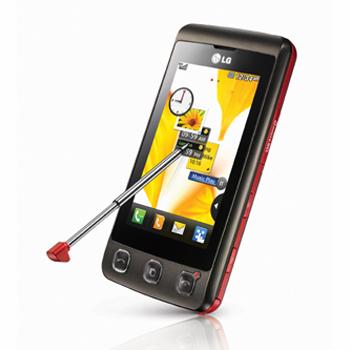 High-end full touch screen phone LG KP500