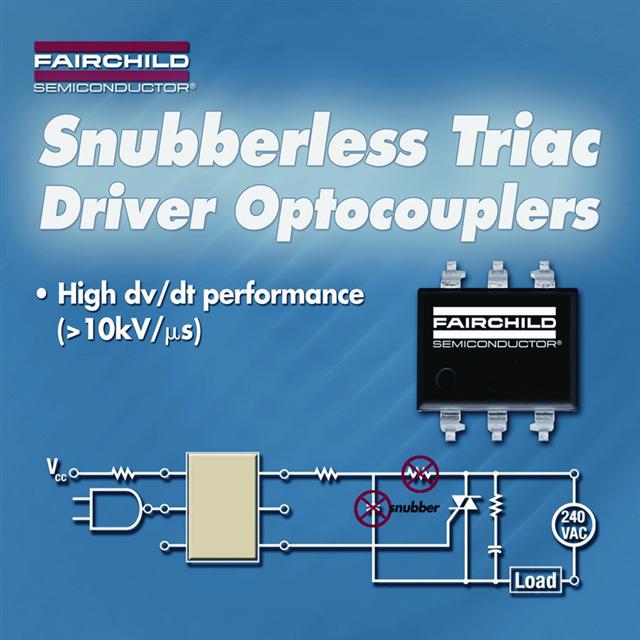 New Fairchild driver optocouplers lower standby power