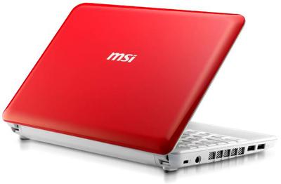 MSI launches Cherry Red MSI Wind Notebook U100