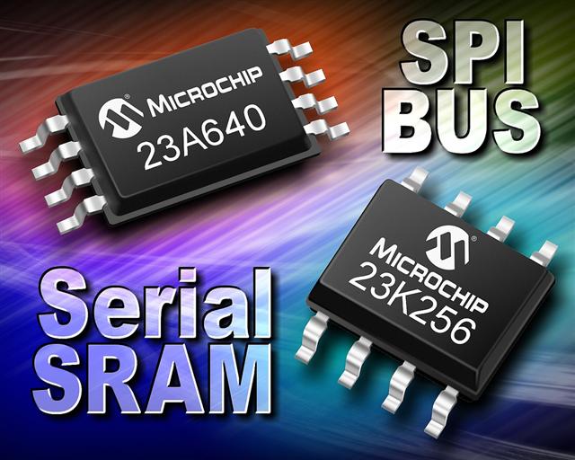 Microchip launches stand-alone serial SRAM devices
