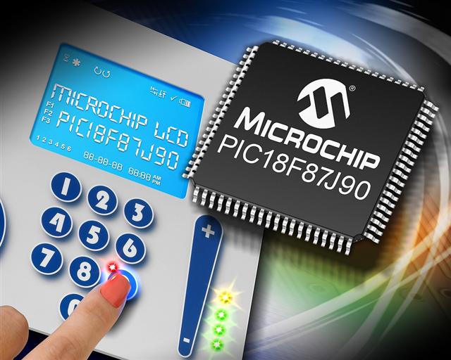 Microchip Technology introduces 8-bit LCD PIC MCUs<br><br>