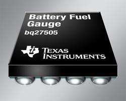 TI Impedance Track battery fuel gauge for handheld electronics