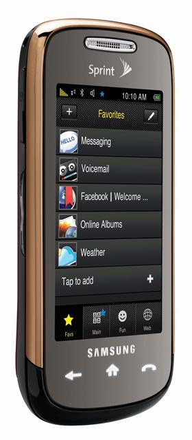 Samsung Instinct s30 touch screen phone