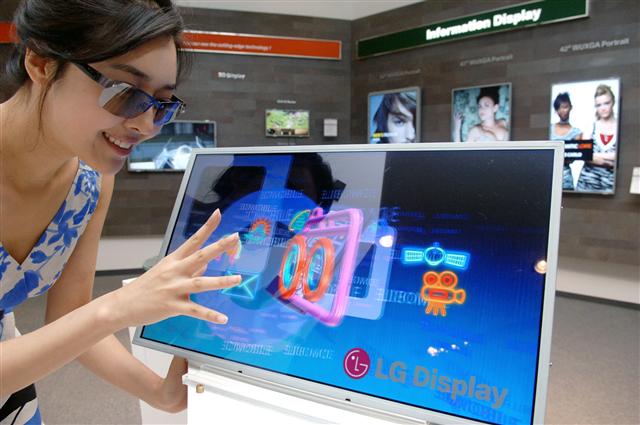 LG Display full HD 3D monitor panel with enhanced brightness
