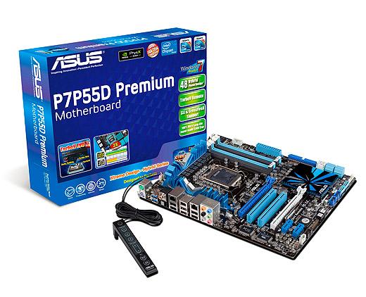 Asustek P7P55D Premium motherboard