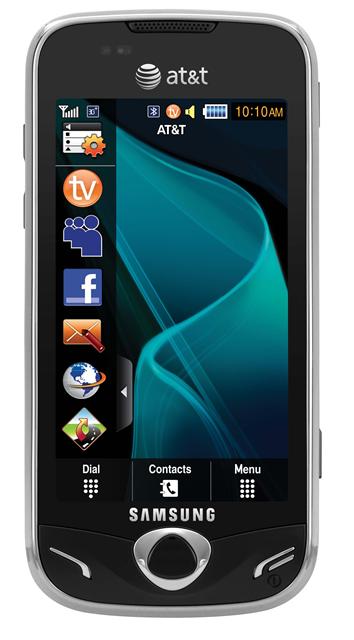 Samsung Mythic touchscreen handset with AT&T Mobile TV capability