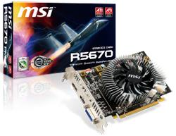 MSI R5670-PMD1G graphics card