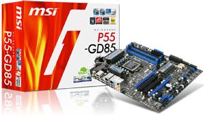 MSI USB 3.0-ready P55-GD85 motherboard