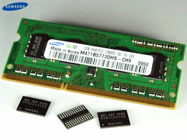 Samsung DDR3 using 30nm-class technology