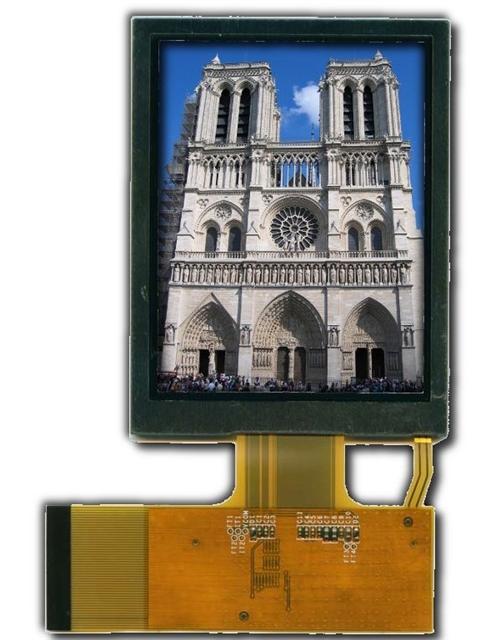 OSD transflective 3.5-inch QVGA TFT-LCD