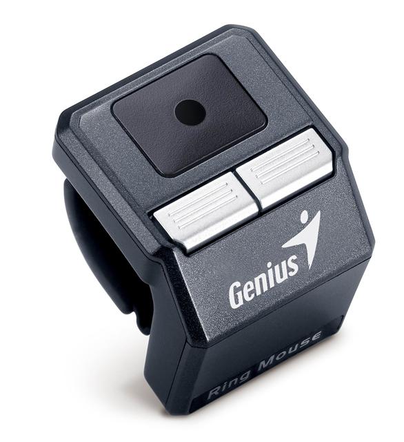 Genius' Ring Mouse is a  2.4GHz wireless thumb controller