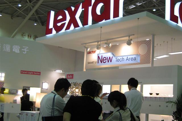Lextar booth at Photonics Festival in Taiwan 2011