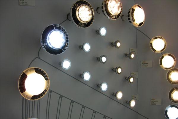 Various types of LED light bulbs