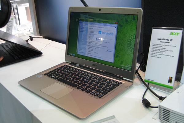 Acer's 13.3-inch ultrabook