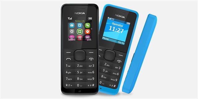 Microsoft Nokia 105 and Nokia 105 Dual SIM feature phone