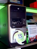 Acer Aspire T410, desktop system based on the new AMD Athlon 64 X2 dual-core processor