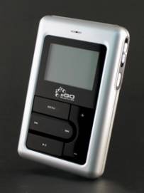 The M2Go MP3 jukebox, from GemSOC Innovision, stores audio content on a 1-inch HDD