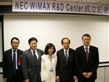 NEC opens WiMAX R&D Center in Taiwan.