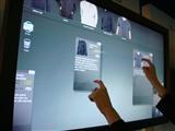 Chi Lin showcasing large-size multi-touch commercial display
