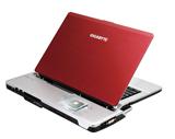 Gigabyte ultra-thin notebook with a docking station