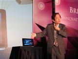 Asustek chairman Jonney Shih introducing Padfone