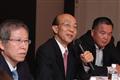 Sam Hong, CEO of NSP (left), Quincy Lin, chairman and CSO of NSP (middle), Thomas Hsu, CFO and seni