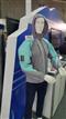 Sports wear made of fabric woven from LED-embedded yarn