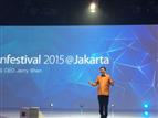 Asustek Computer CEO Jerry Shen at an event to unveil ZenFones in Jakarta