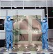 A 1,500x1,850mm glass substrate used at AUO 6G LTPS TFT-LCD factory in Kunshan