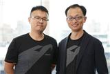 Vincent Liu, Gigabyte director of sales (right) and Andy Chu, Supervisor of Product Marketing (left)