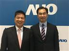 AUO chairman Paul Peng (Left) and COO Michael Tsai
