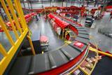 Automated sorting process at JD.com's logistics center in Kunshan City