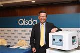 Qisda chairman and president Peter Chan with MiBot