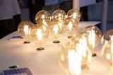LED filament light bulbs