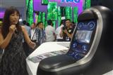 A sample of Gorilla Glass car interior application is showcased at Touch Taiwan 2017