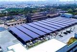 An AUO-built rooftop PV system at Hota Industrial's factory