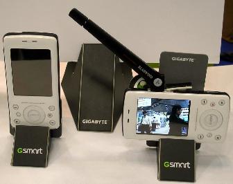 Gigabyte Communications' GSmart i200 DVB-H handset