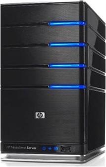 HP MediaSmart Server, powered by Microsoft’s Windows Home Server.