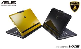 Asustek's next-generation Lamborghini VX2 notebook