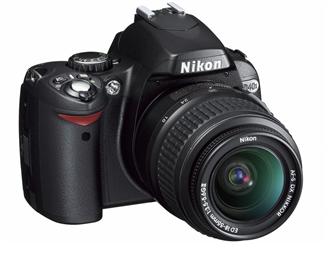 The Nikon 10.2-megapixel D40x digital SLR camera