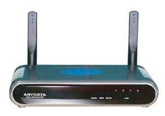 The Anydata AWR-600WK Wi-Fi router with broadband WCDMA HSDPA network access