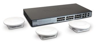 The D-Link DES-1228P smart switch