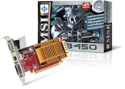 MSI R3450 graphics card