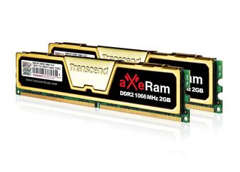 Transcend 4GB aXeRam Extreme Performance DDR2-1066+ dual-channel memory kit